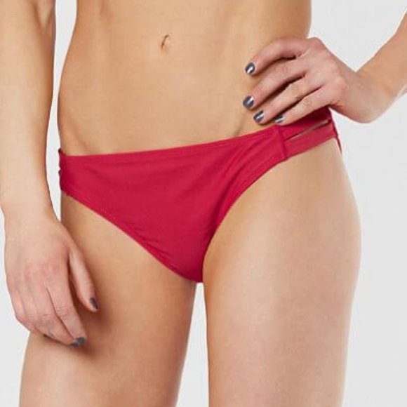 California Sunshine Red Ruffle Bikini - Picture 4 of 9